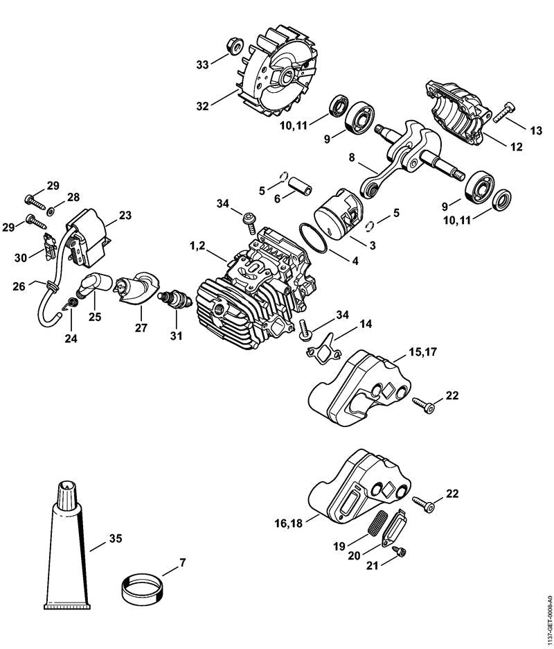 STIHL 11374481205 - Lead retainer