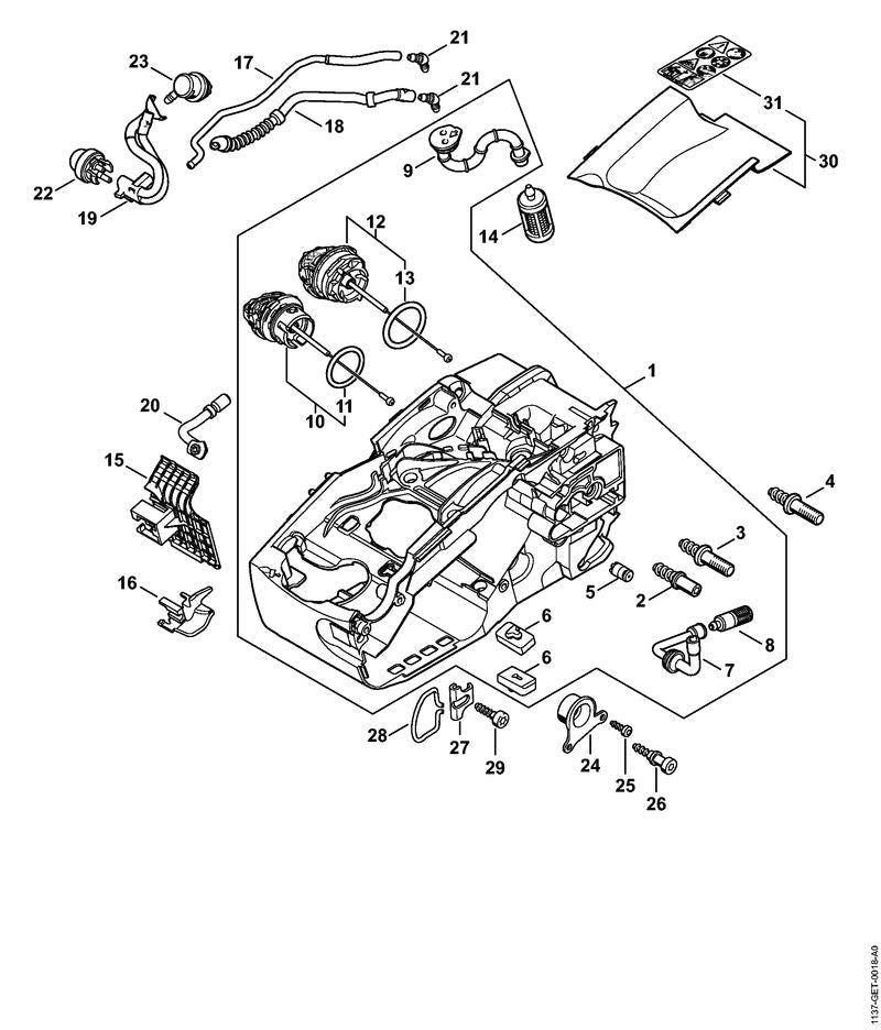 STIHL 00003505802 - Tank vent