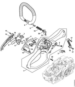 STIHL 11371821501 - Throttle rod