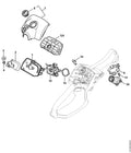 STIHL Couvercle de carter de carburateur (OEM 1137-140-1904)