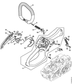 STIHL 11374403002 - Wiring harness