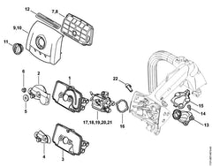 STIHL 11371200617 - Carburetor 1137/17
