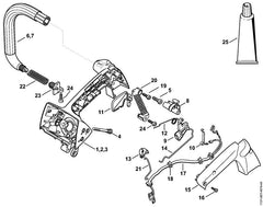 STIHL 11374403004 - Wiring harness