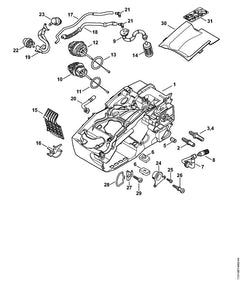 STIHL 11373514002 - Insulating plate