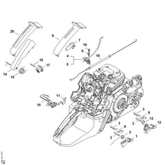 STIHL 11381801500 - Throttle trigger