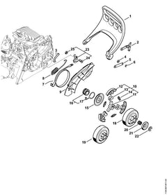 STIHL 11391602000 - Clutch