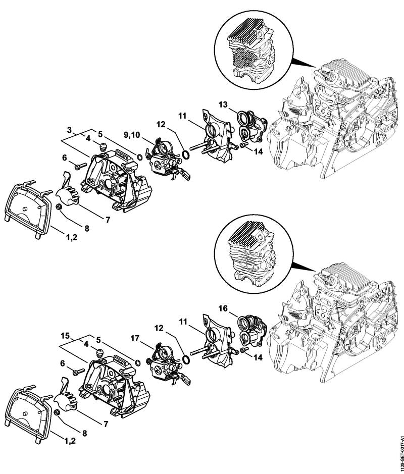 STIHL 11391200625 - Carburetor