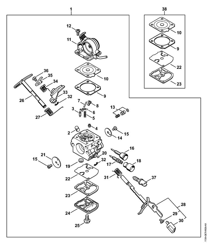 STIHL 11391226700 - High speed screw