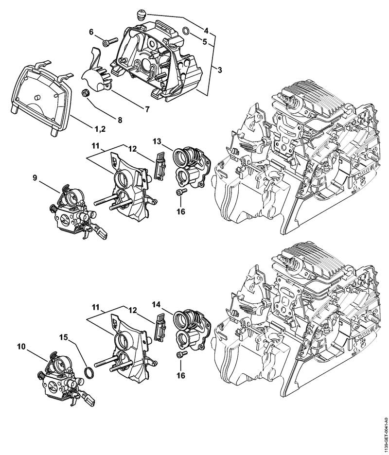 STIHL 11391200601 - Carburetor C1Q-S119D