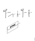 STIHL Jeu d'outils (OEM 1140-890-1400)