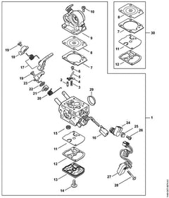 STIHL 11401216600 - Lever