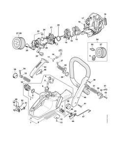 STIHL 11407911703 - Handlebar