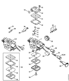 STIHL 11411216630 - Lever