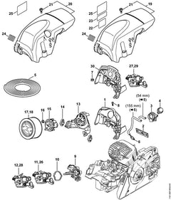 STIHL 11411200615 - Carburetor C1Q-S247D