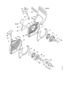 STIHL 11410071004 - Cover plate kit