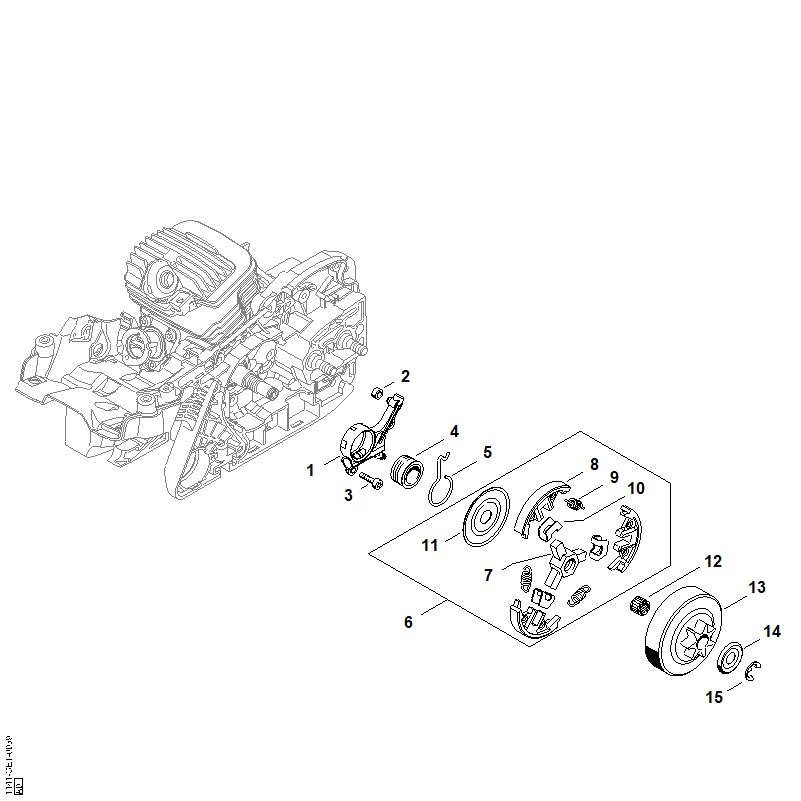 STIHL 11416403203 - Oil pump