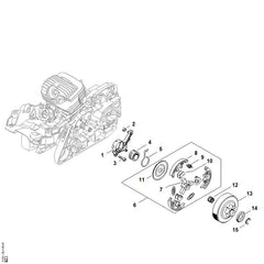 STIHL 11416403203 - Oil pump