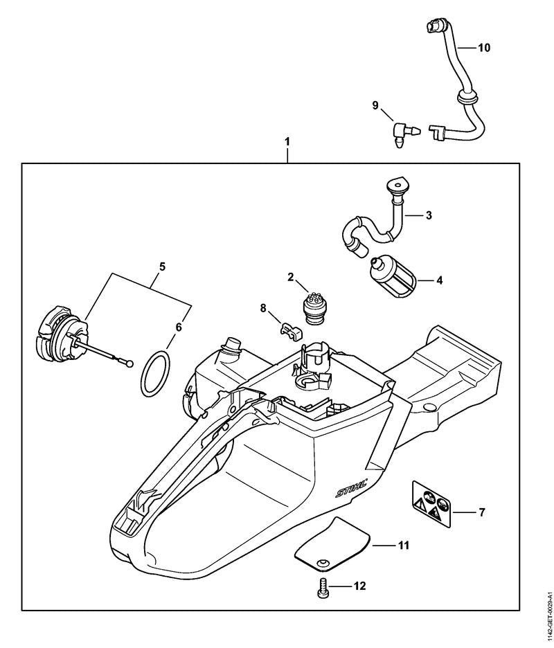 STIHL 11427013300 - Cable clamp