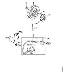 STIHL 00009891002 - Grommet
