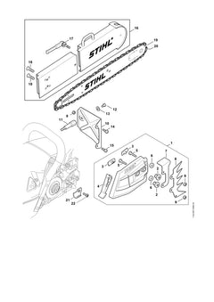 STIHL 11426567700 - Chain catcher