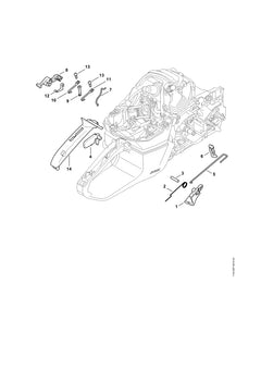 STIHL 11421822800 - Lever