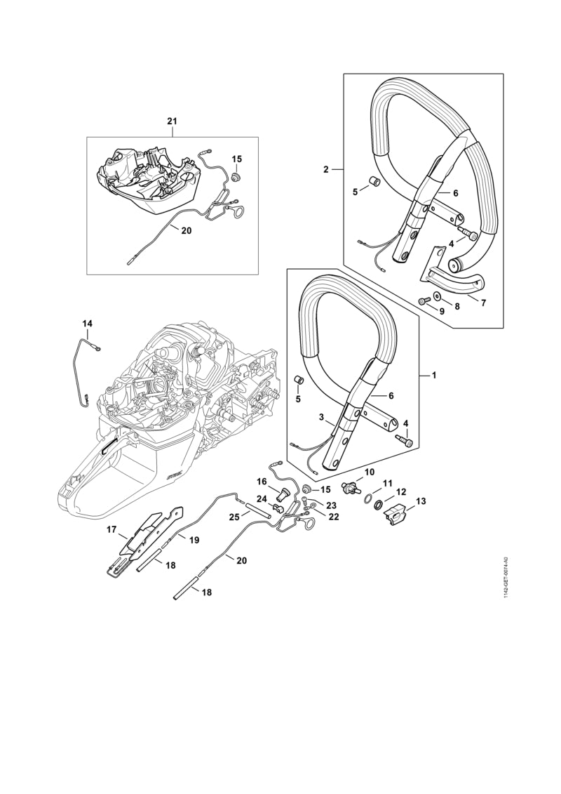 STIHL 11424421605 - Contact spring