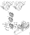 STIHL Capot (OEM 1143-080-1601)