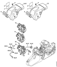 STIHL 11430801601 - Shroud