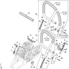 STIHL 11447911900 - Handlebar support