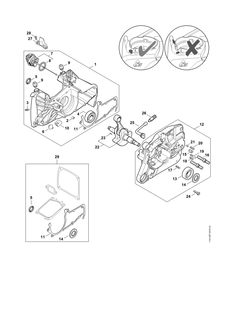 STIHL 11440218101 - Flange