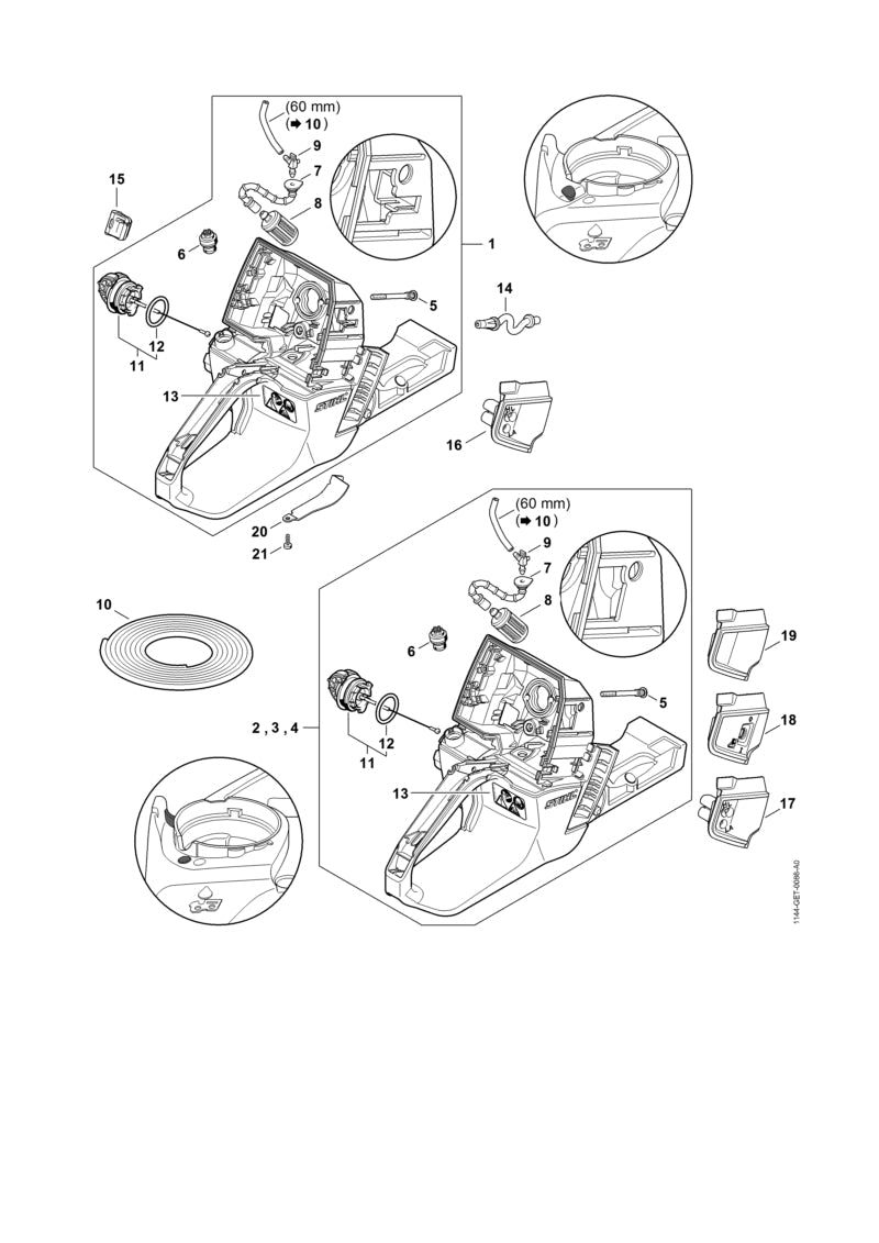 STIHL 11441237514 - Grommet