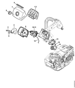 STIHL 11451410902 - Filter base