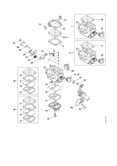 STIHL 11451200625 - Carburetor 1145/25