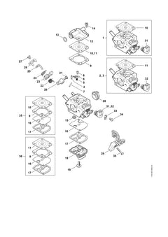 STIHL 11451216602 - Lever