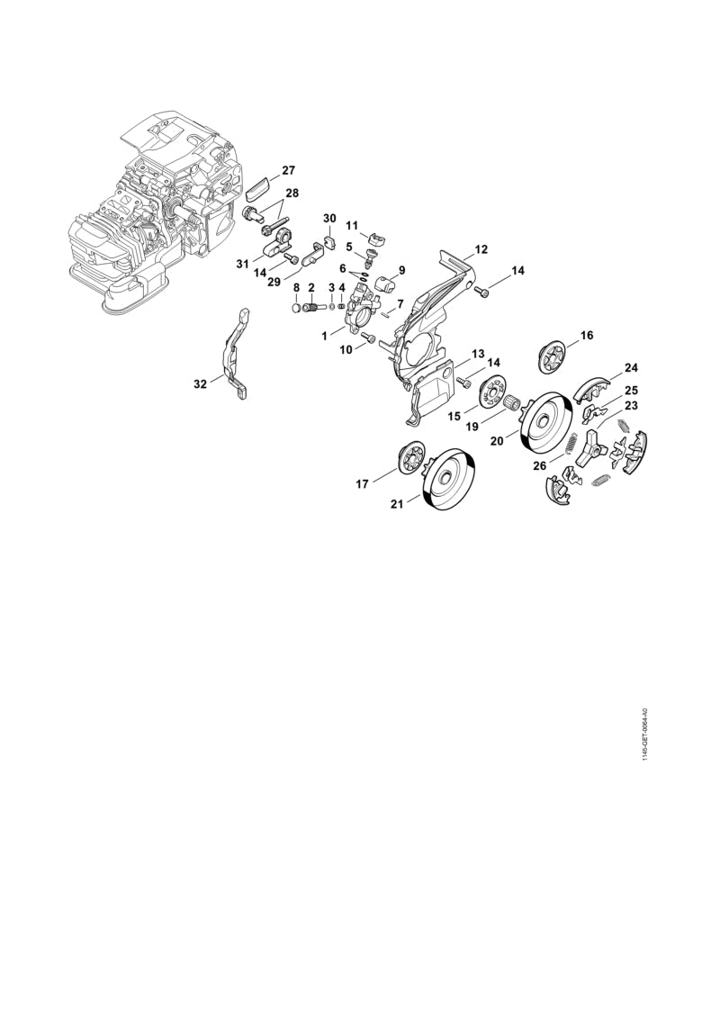 STIHL 11456479100 - Grommet