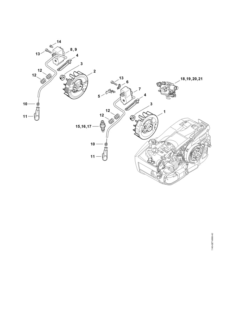 STIHL 11454004702 - Control unit