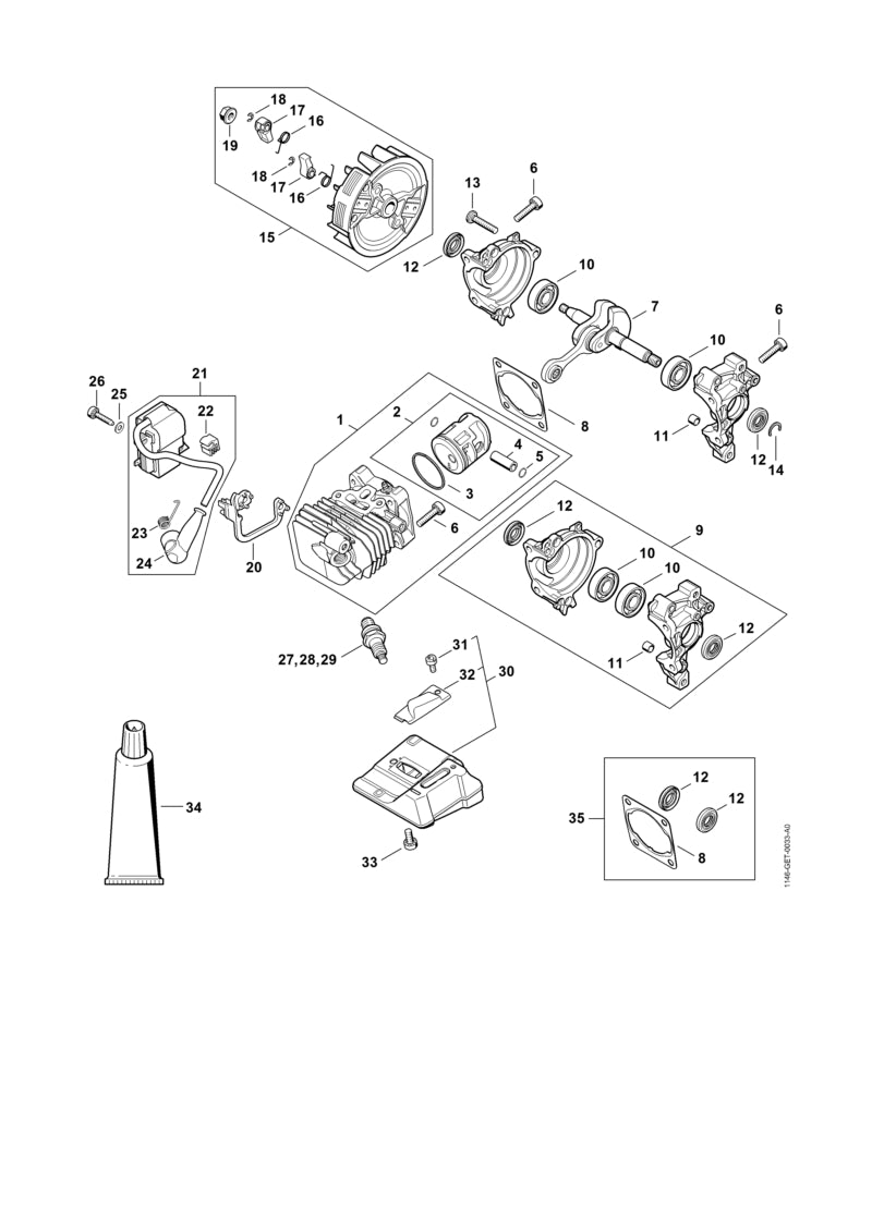 STIHL 11460292300 - Cylinder gasket