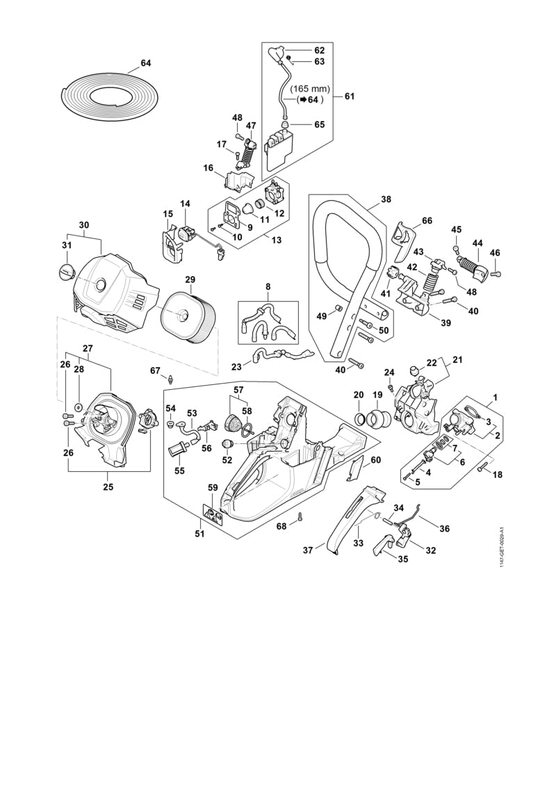 STIHL 11474300512 - Switch