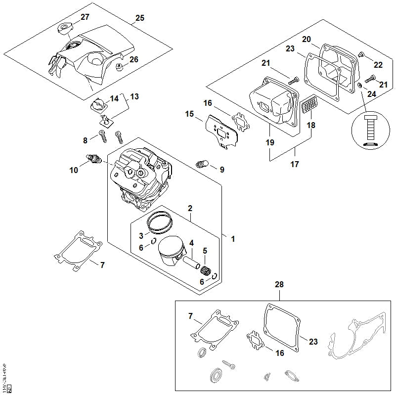 STIHL 11470847401 - Grommet