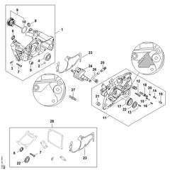 STIHL 11470202905 - Crankcase