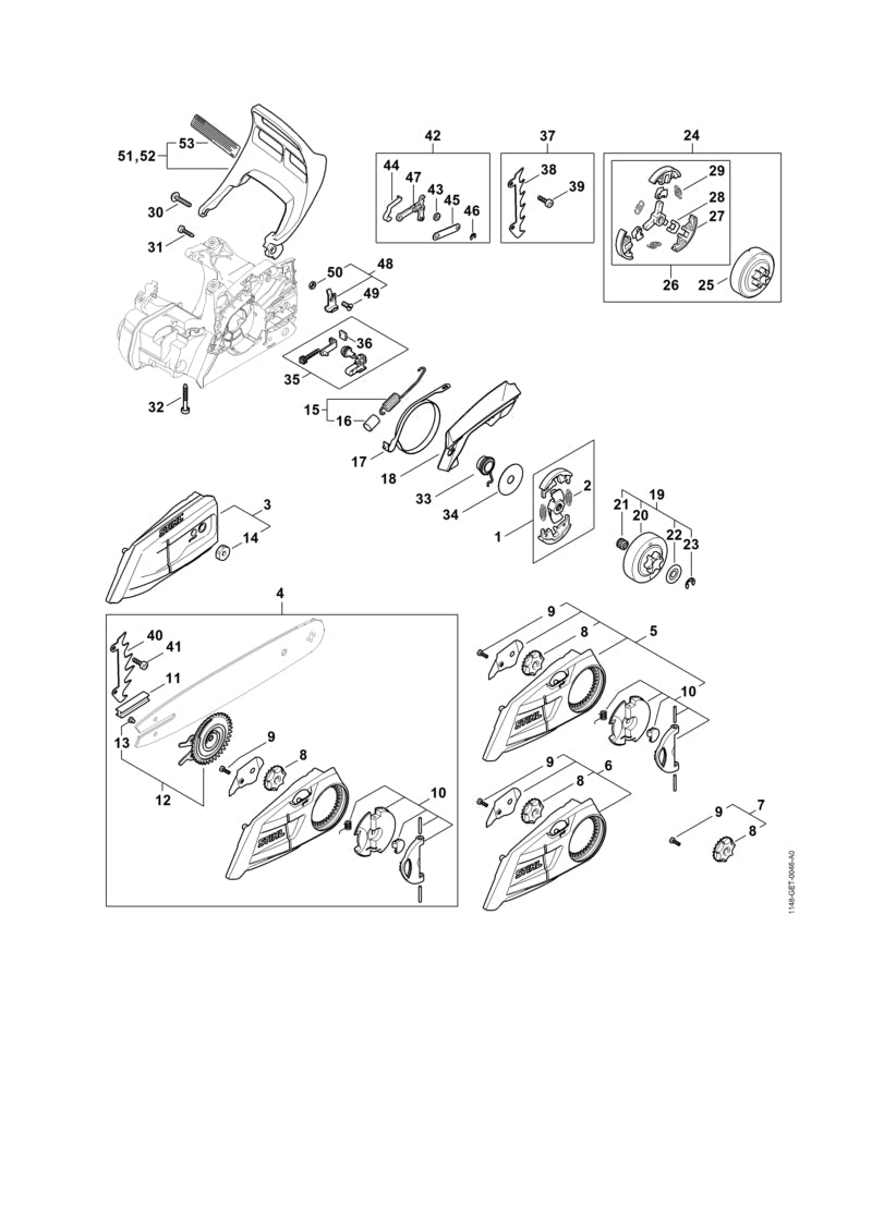 STIHL 00009975524 - Tension spring