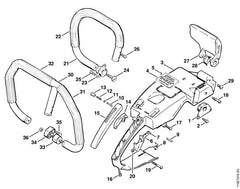 STIHL 11157909901 - Annular buffer