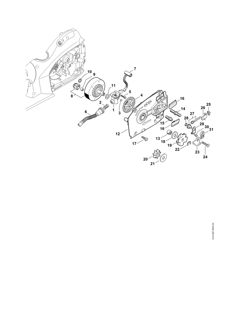 STIHL 12106474000 - Oil hose