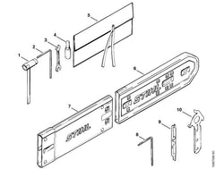 STIHL 11071911201 - Locking screw