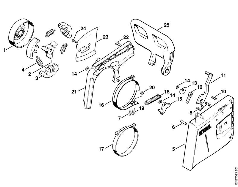 STIHL 11157929105 - Hand guard
