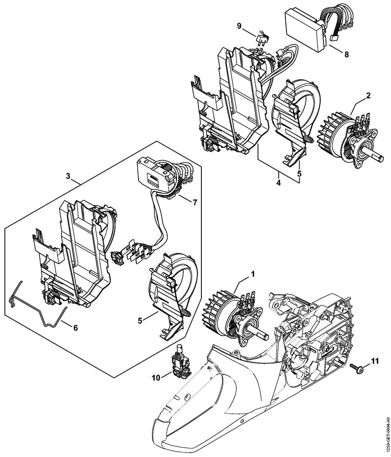 STIHL 12504301402 - Electronic module