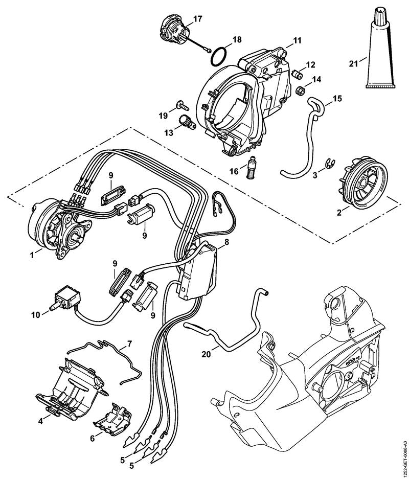 STIHL 12524300502 - Switch