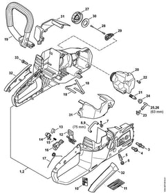 STIHL 12544352400 - Trigger switch