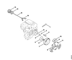 STIHL 11201602003 - Clutch