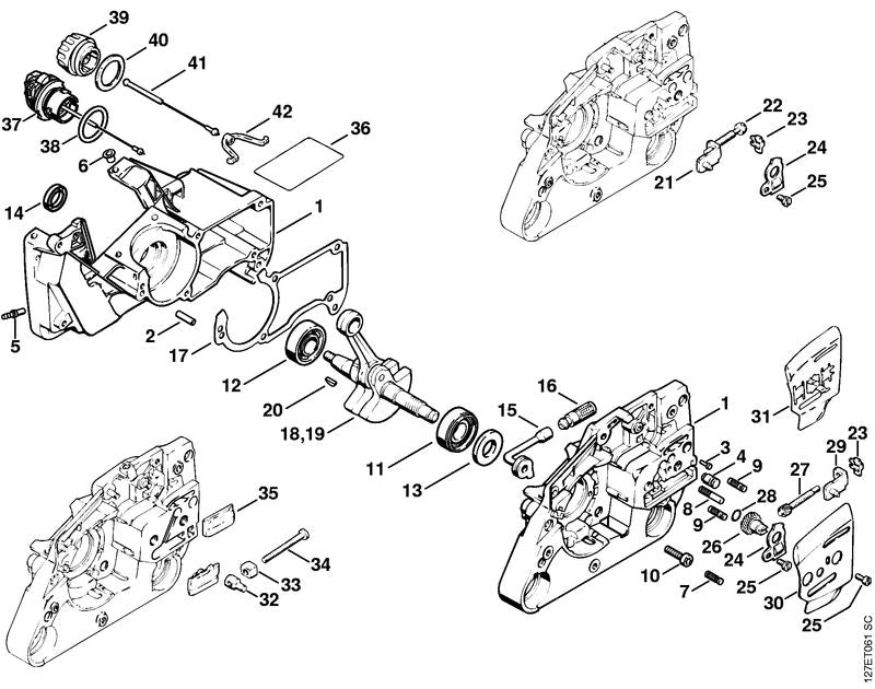 STIHL 11210071021 - Chain tensioner kit